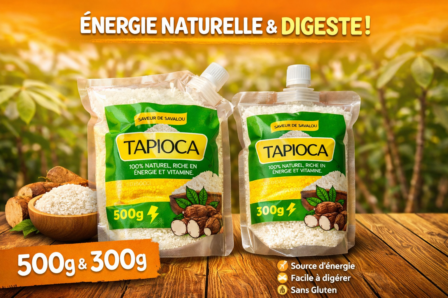 Découvrez le GARI et le TAPIOCA