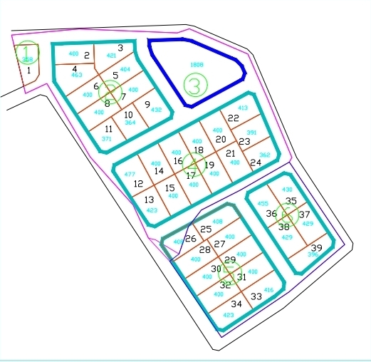 Terrain de 421 m² à Sôgon M’Bratté