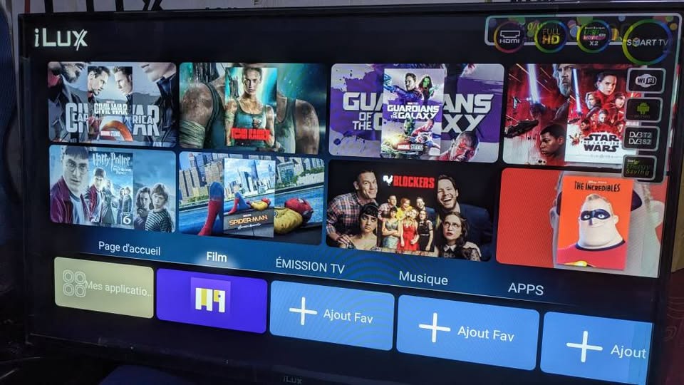 ILUX TV 43 POUCE CONNECTÉ 