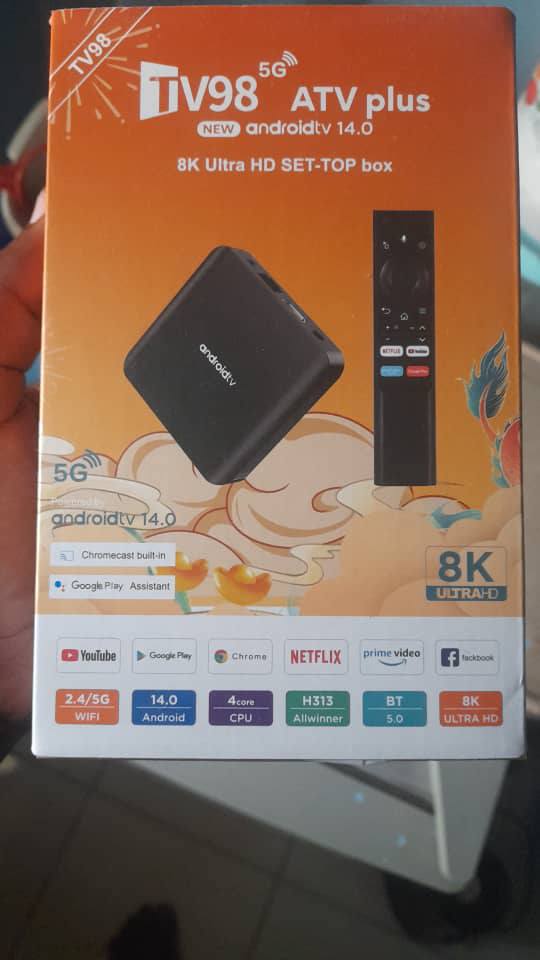BOX TV ANDROID ATV PLUS 5G