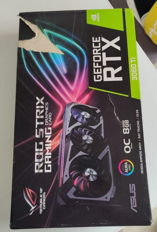 CARTE GRAPHIQUE ROG-STRIX-RTX 3060TI OC 8G