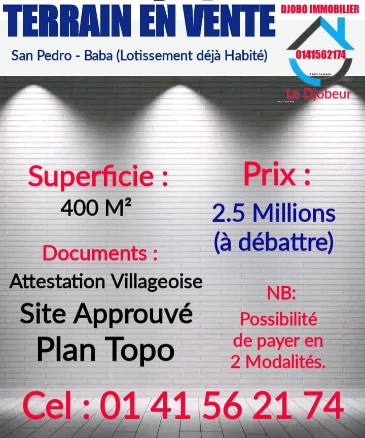 RESIDENCE MEUBLER A CEDER ET TERRAIN EN VENTE - SAN PEDRO 