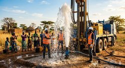 Construction forage d'eau