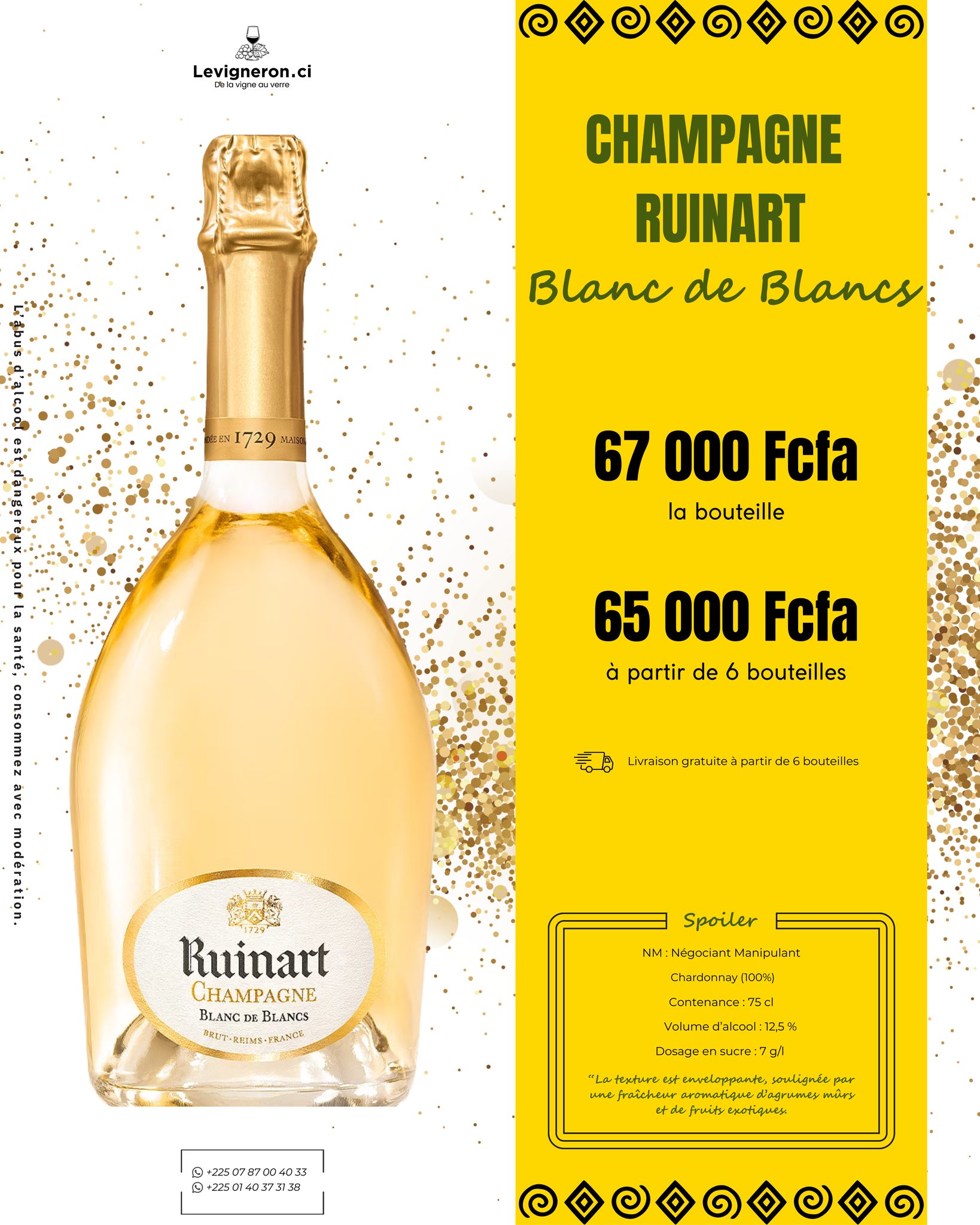 Champagne Ruinart – Blanc de Blancs