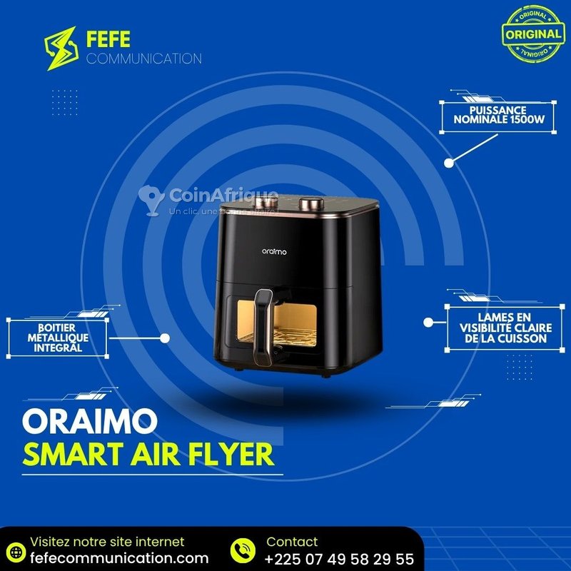 Oraimo SmartAirFryer Friteuse à air intelligente visible de