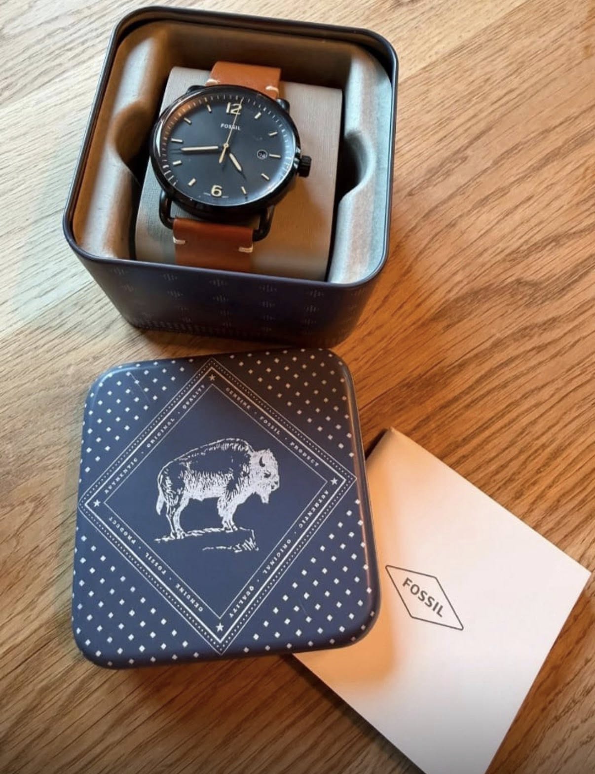 Fossil  La Montre Commuter à Cadran Noir - FS5276
