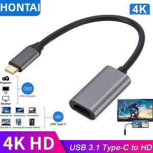 Convertisseur USB 3.1 Type-C vers HDMI, câble de conversion 4K HD