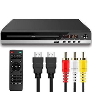 Lecteur DVD CD Vidéo Full HD 1080P, Lecteur De Disque De Protection Des Yeux HD, Boîtier TV ...
