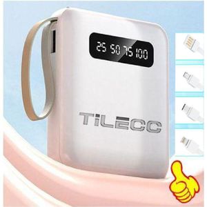 TiLECC TC8510Mini Alimentation portable compacte, lampe LED avec affichage numérique, s...