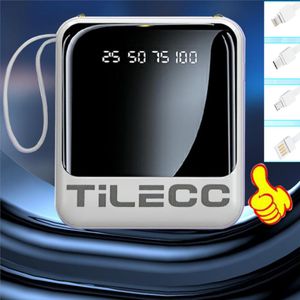 TiLECC TC8514Mini Alimentation portable compacte, lampe LED avec affichage numérique, s...