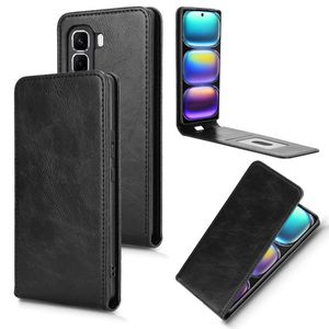Pour Infinix Hot 50 Pro 4G Magnétique Vertical Flip Étui de téléphone en cuir