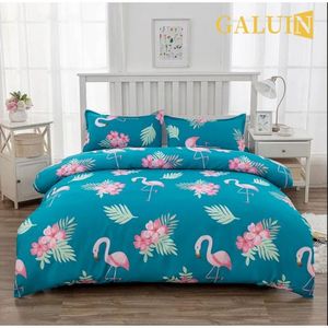 GALUIN Ensemble de literie quatre pièces 200*230cm, en polaire brossée douce pour la pe...