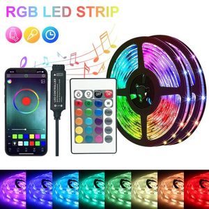 Bande Lumineuse LED Avec Commande - 5M