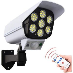 Mythco Lampe Murale Solaire à Caméra Avec Capteur De Mouvement 77 LED IP65