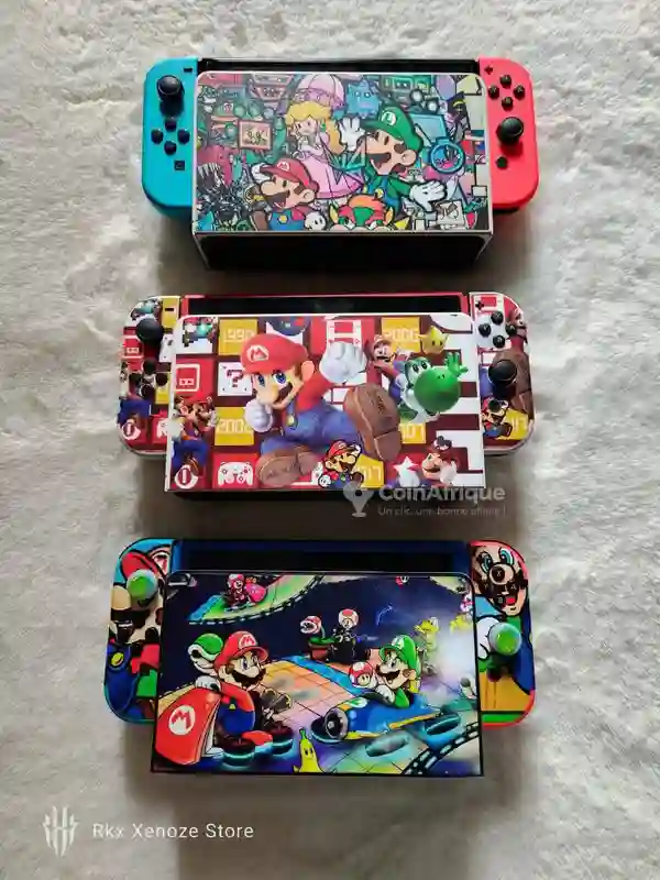 Nintendo Switch Oled Cracher + Jeux &amp Accessoires