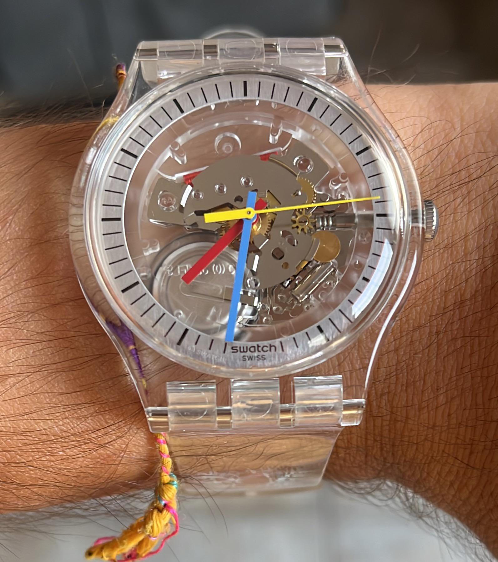 DEUX PIECES Swatch Clearly New Gent 
