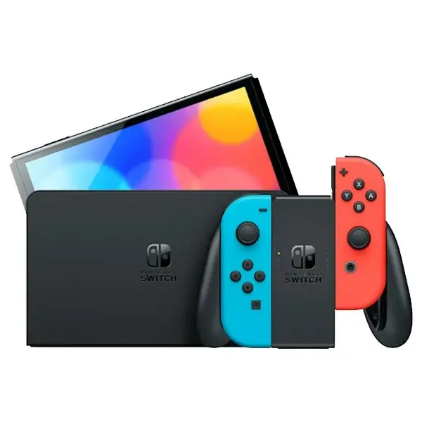 Console Nintendo Switch OLED - Avec station d’accueil et manettes Joy-Con - Noir