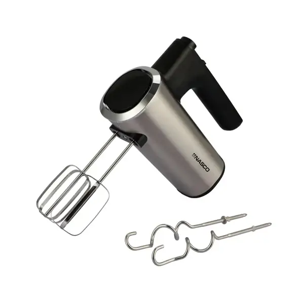 Batteur électrique Nasco - 5 vitesses - 300W - Avec la fonction de battre les œufs et de pétrir