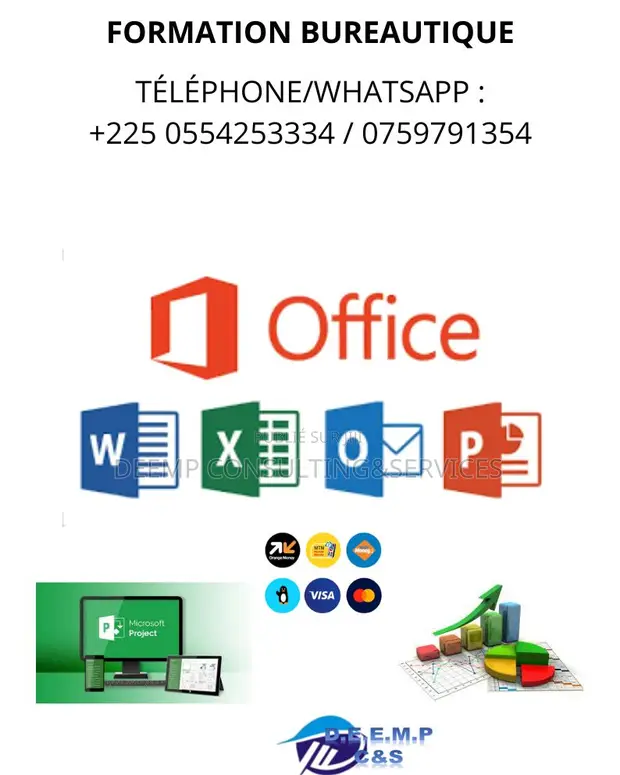 Formation Bureautique (Word, Excel, Powerpoint )