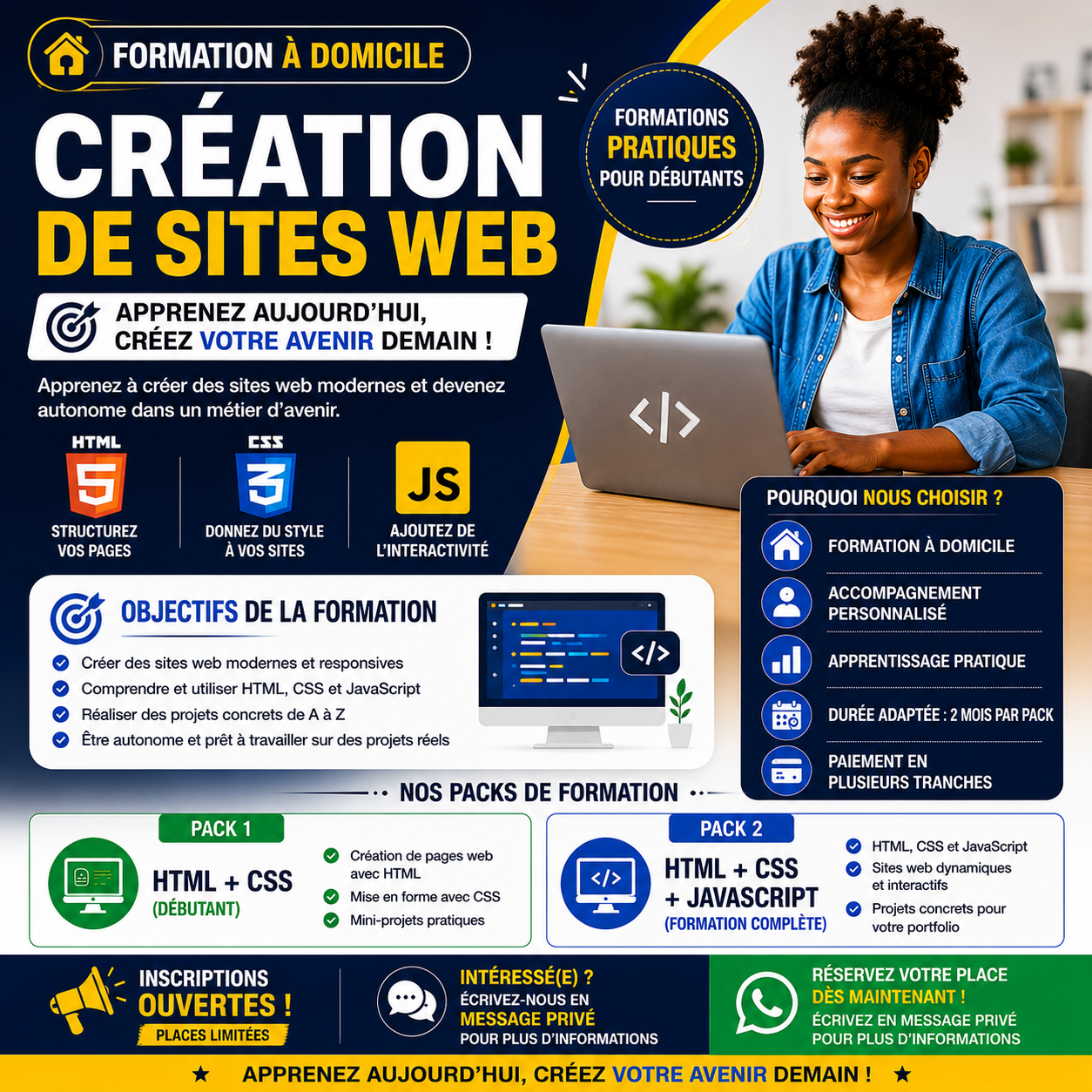 Formation professionnelle en informatique