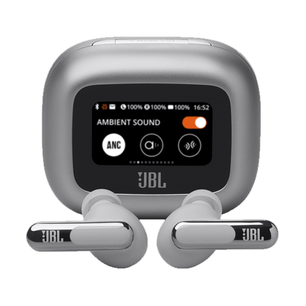 Ecouteur sans fil JBL Live Beam 3 - Audio spatial - IP55 - Réduction de bruit adaptative avec c