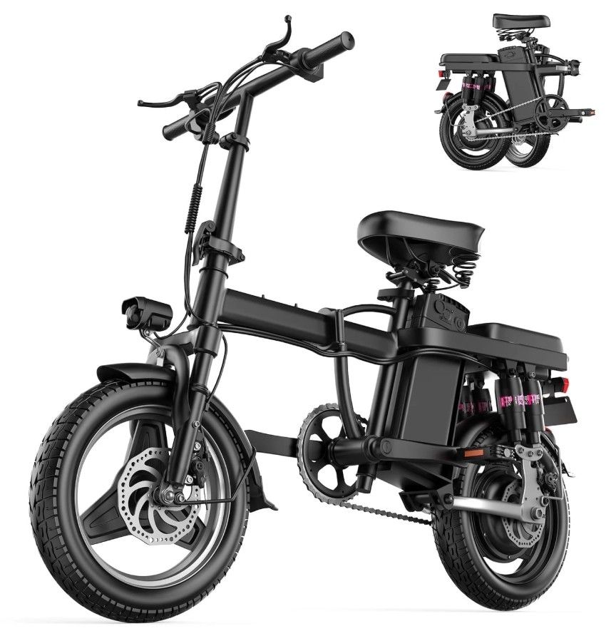 Vélo électrique pliable 48V 15Ah, 25-30MPH