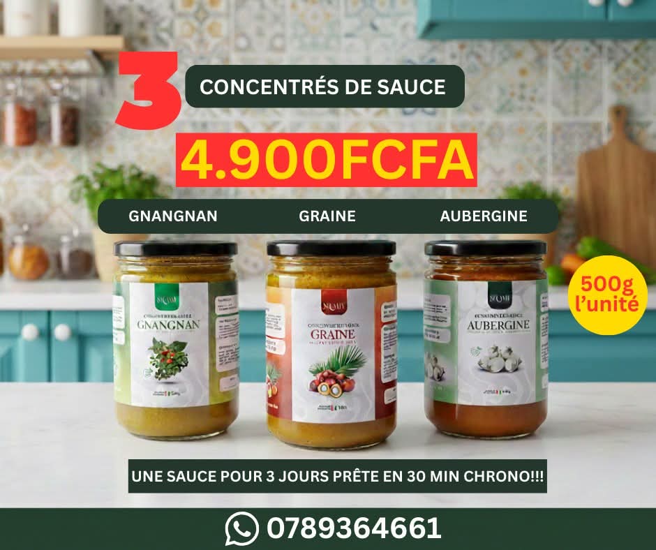 Offre : Concentré de Sauce 