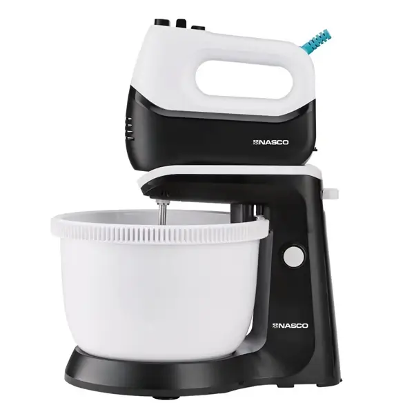 Batteur électrique avec bol de 3,4L Nasco - Puissance 300W - 6 vitesses avec fonction turbo - H