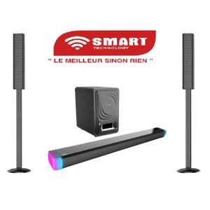 SMART TECHNOLOGY Home Cinéma + Barre De Son TV - STHA-2105E- 1000 W - Tactile Avec modes d"écla