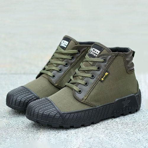 SXCHEN Bottes homme - Chaussures d"entraînement - Chaussures en tissu - Bottes