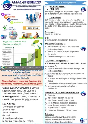 Formation en Gestion Des Stocks