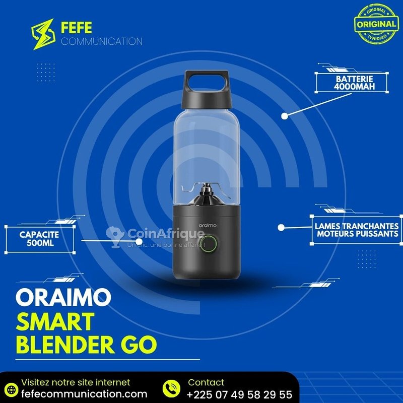 Oraimo Smart Blender go 500ml – mixeur portable