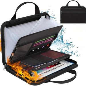 Sac de rangement de fichiers pliable, dossier imperméable grande capacité