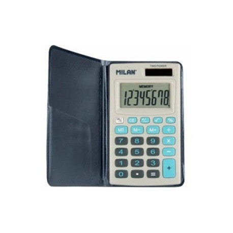 CALCULATRICE 8 CHIFFRES HOUSSE BLEU BLISTER