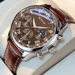 Montre à Quartz Pour Homme - Marron