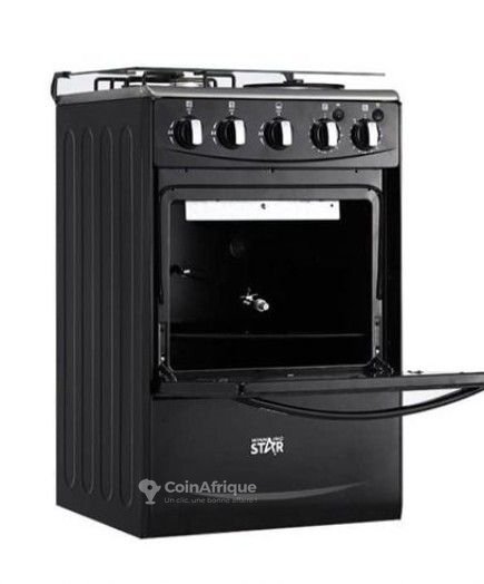 Cuisinière à Gaz et Électrique 4 Feux