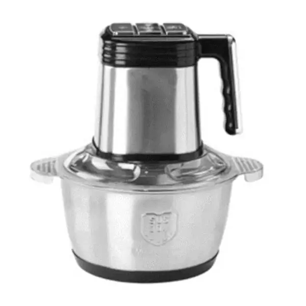 Hachoir Nasco – 3L – 300W – 3 vitesses – Boîtier en acier inoxydable – Bol en acier