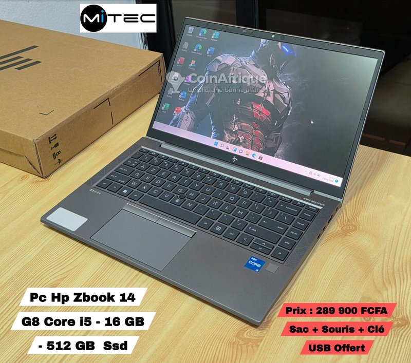 PC HP Zbook 14 G8 Core i5 - 16 GB - 512