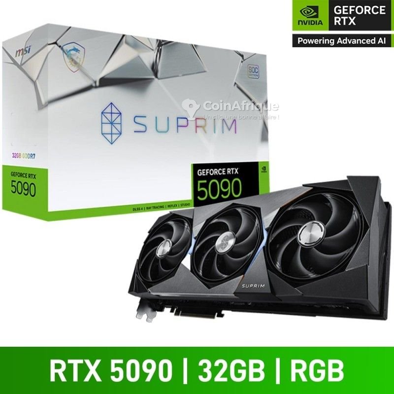 MSI Geforce rtx 5090 suprim – 32gb