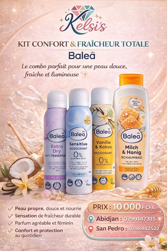 KIT CONFORT & FRAÎCHEUR TOTALE – BALEA