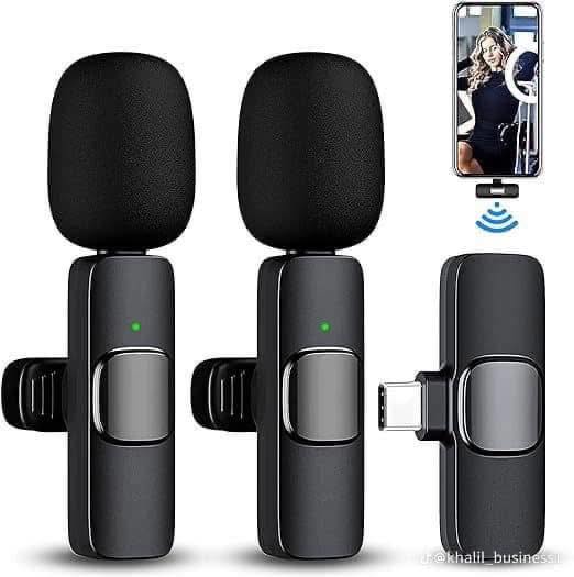 Micro cravate sans fil K9 - 2 Micros + 1 récepteur 