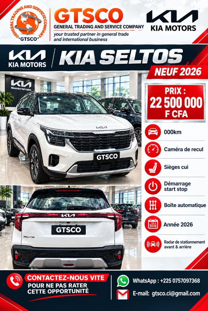 Kia seltos NEUF année 2026