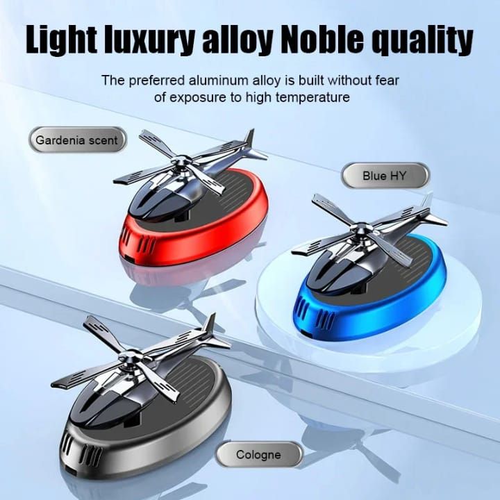 Diffuseur de parfum de voiture Hélicoptère Aluminium