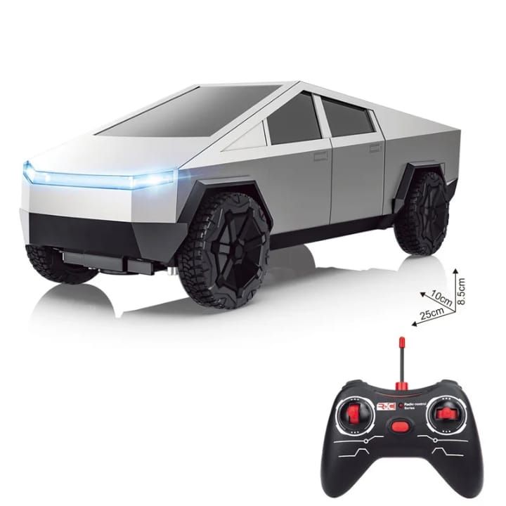 Voiture Télécommandée Cybertruck RC 1:12 – Pickup Électrique avec Phar