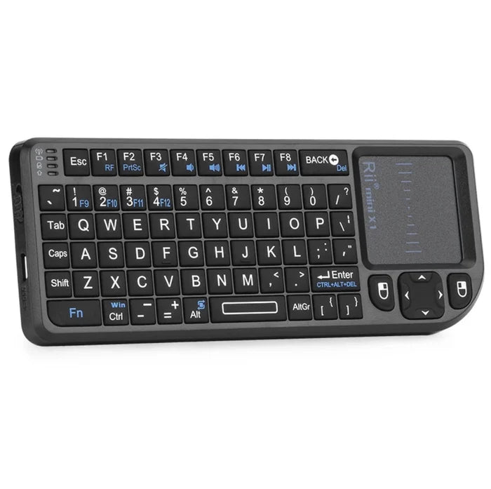 Mini Clavier Azerty Sans Fil avec Pavé Tactile Pour Ordinateur, Télévision, SmartPhone, Tabl