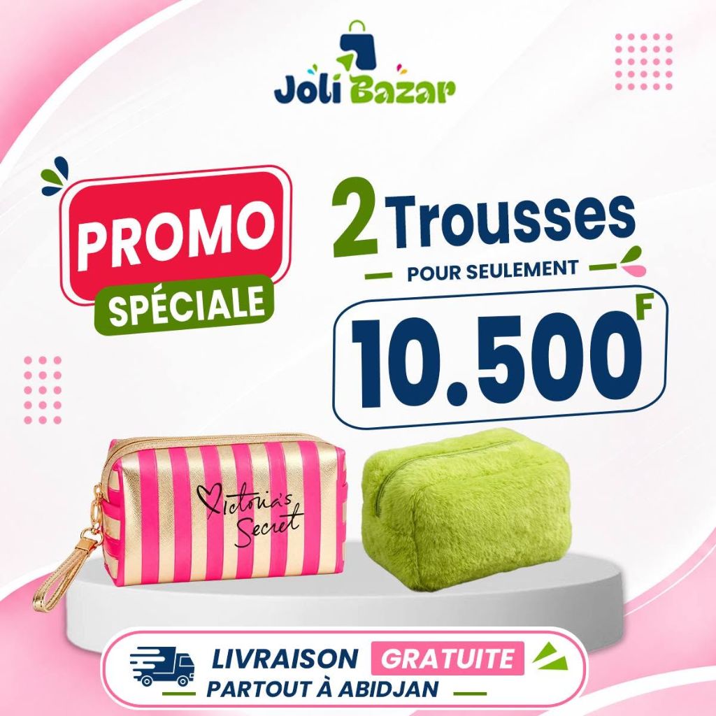 Trousses tendance à partir de 8.500 F CFA – Jolie Bazar