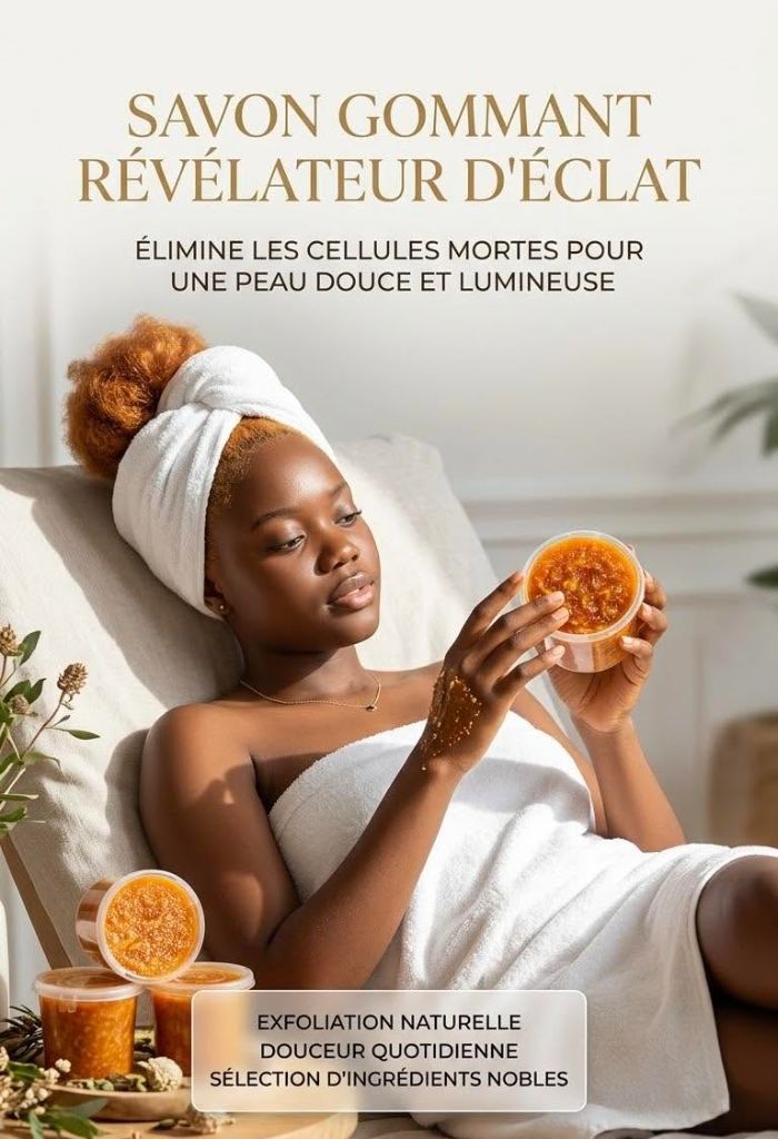 Savon gommant éclatant – 5 000 FCFA