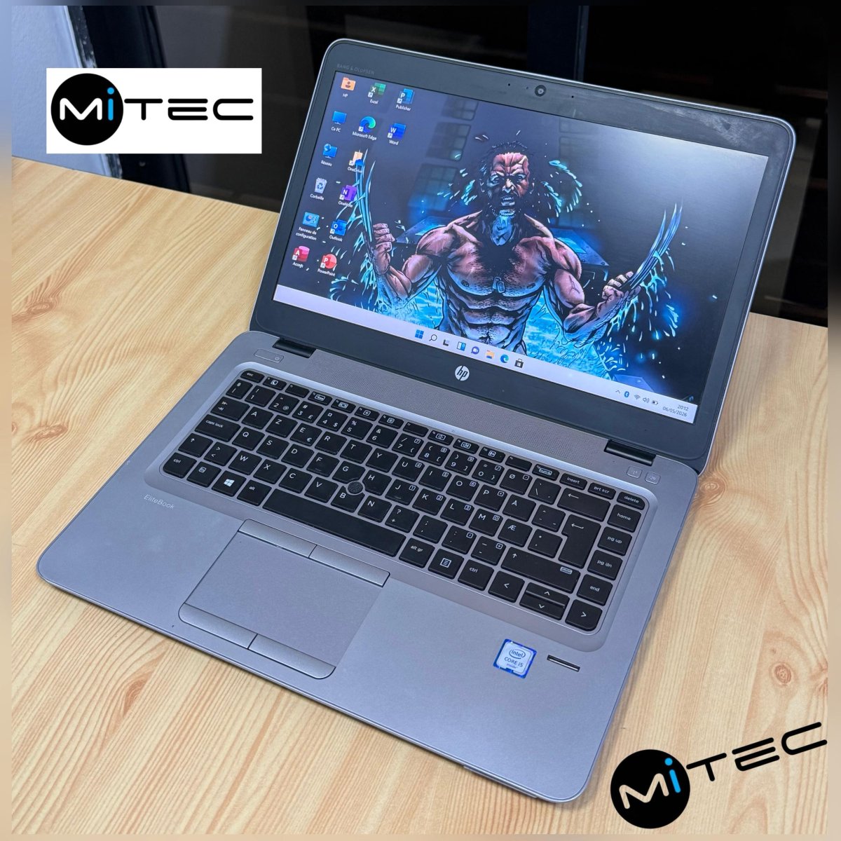 Pc Hp EliteBook 840 G3 Core i7 - 8 GB - 256 GB Ssd - Clavier Rétro Éclairé - 14 Pouces - Sac