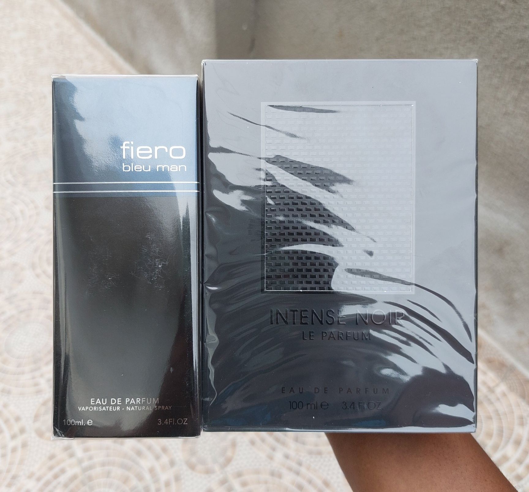 Duo Parfums Hommes Fiero Blue Man + Intense Noir - 18.500F