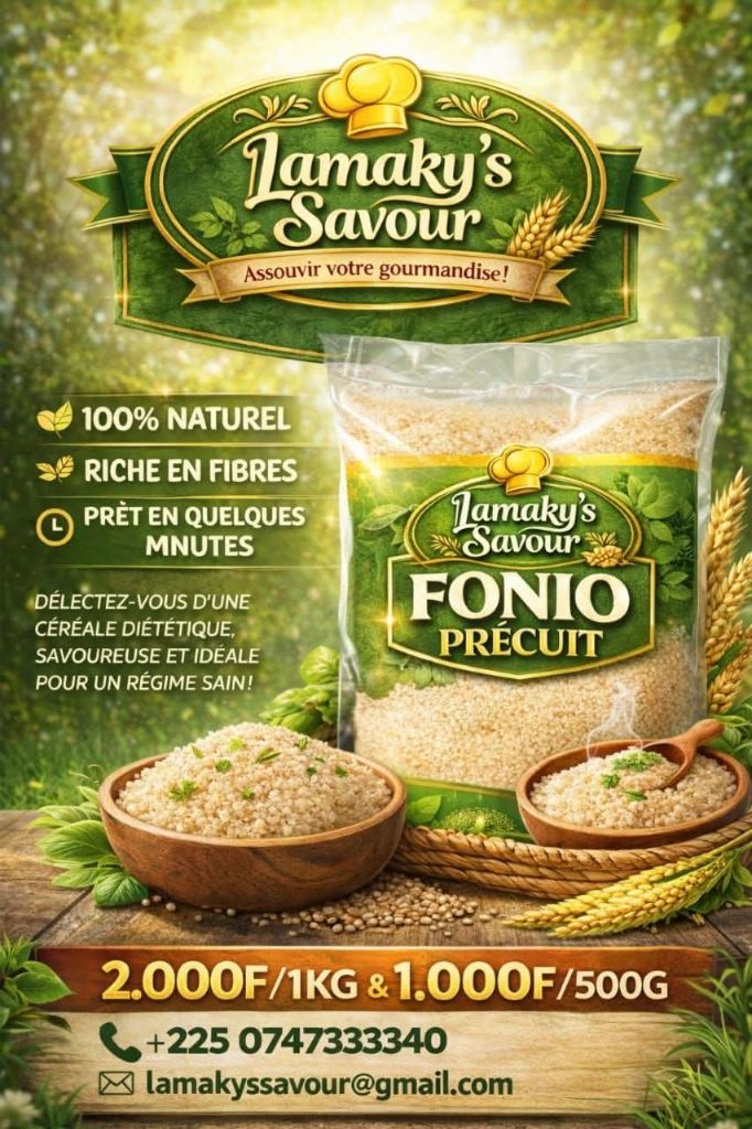  🌾FONIO PRÉCUIT 🌾une céréale diététique riche en fibre 